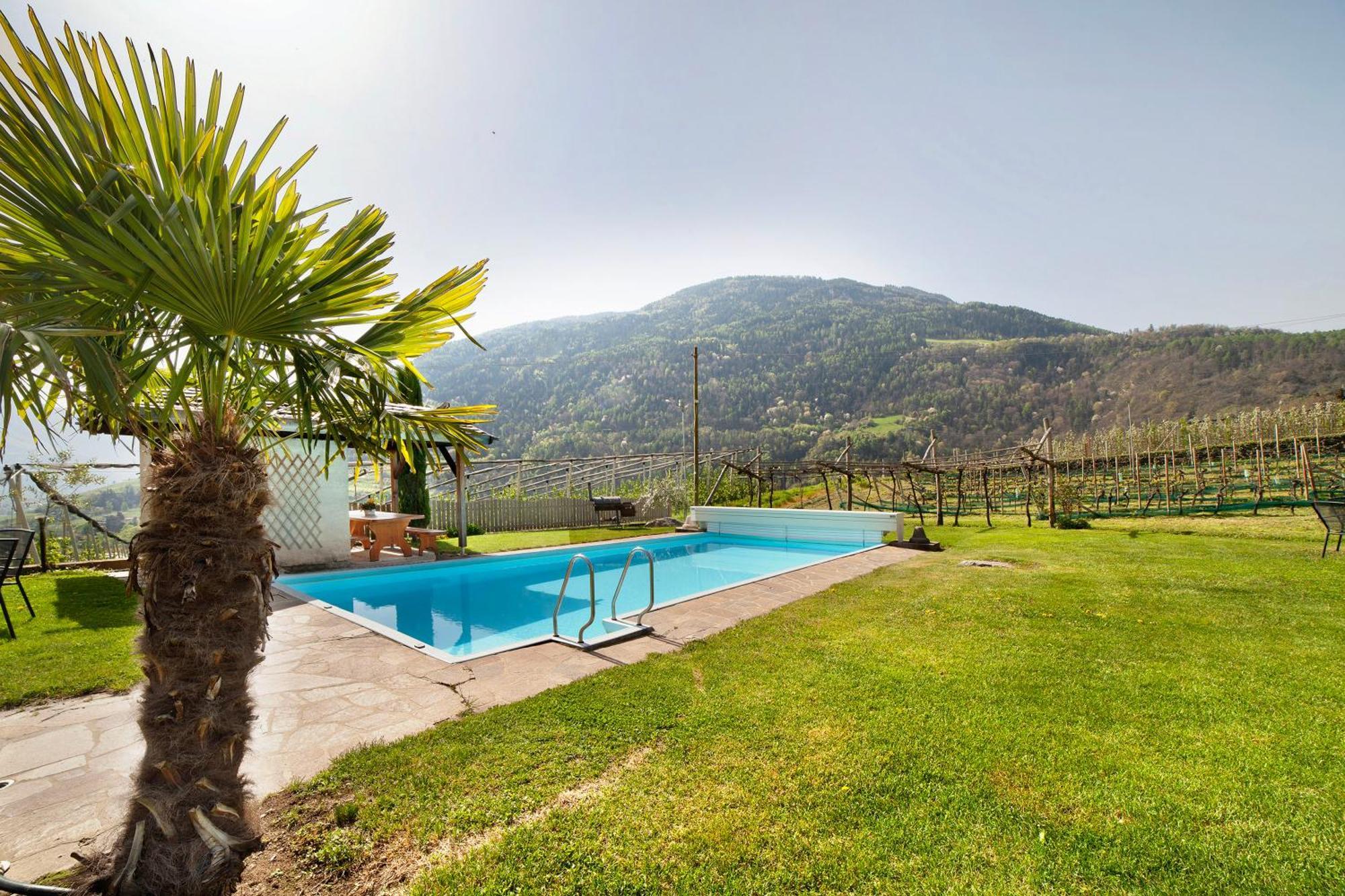 Froehlichhof Wohnung Apfelbluete Lagundo Exterior foto